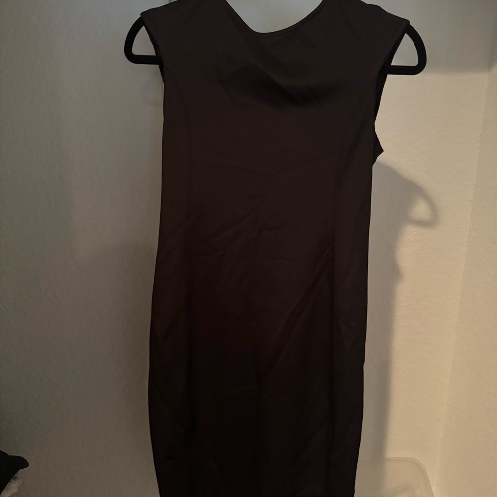 Zara Classic Black Midi Dress